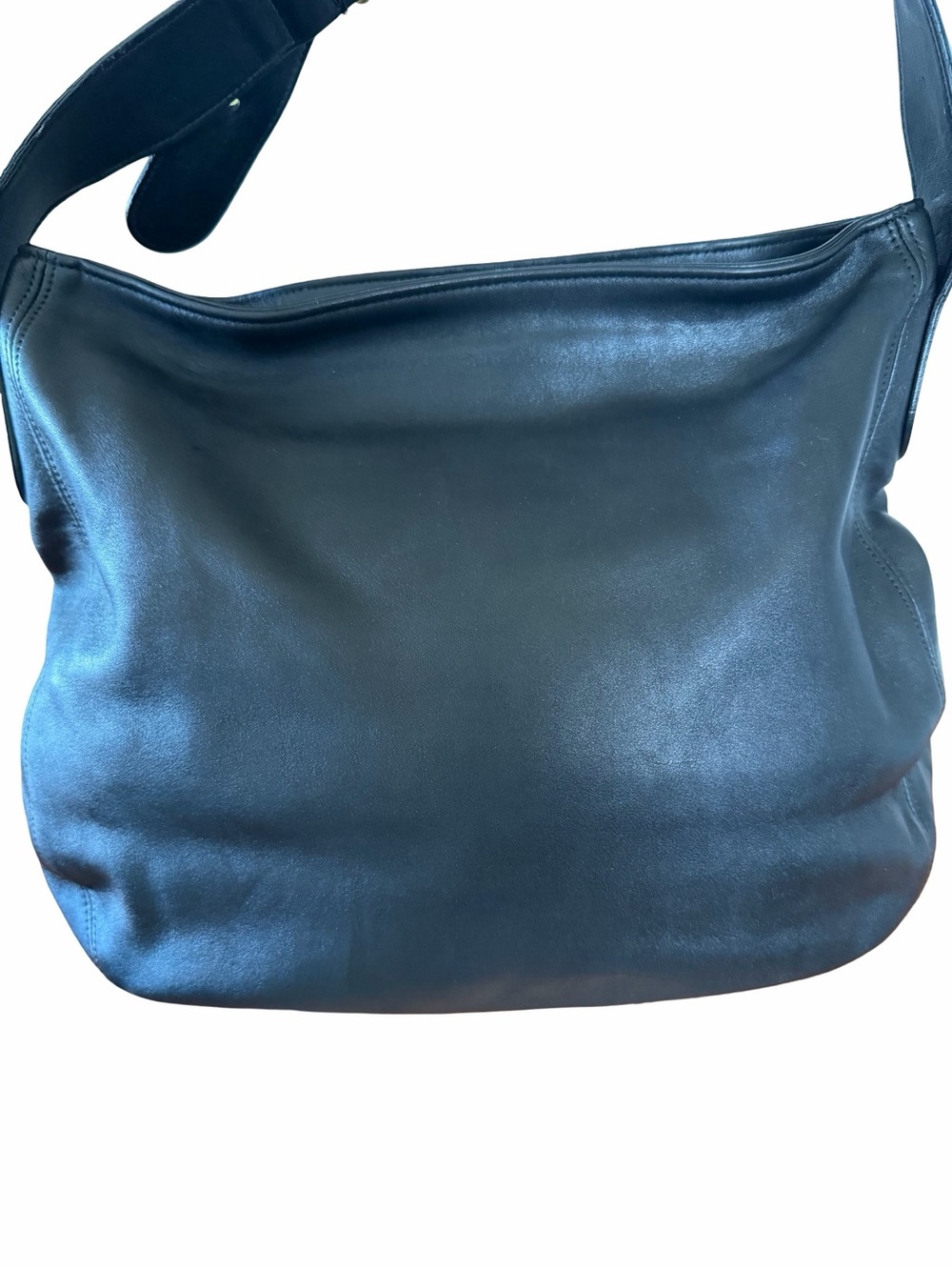 Coach Black Leather Hobo Shoulder Bag